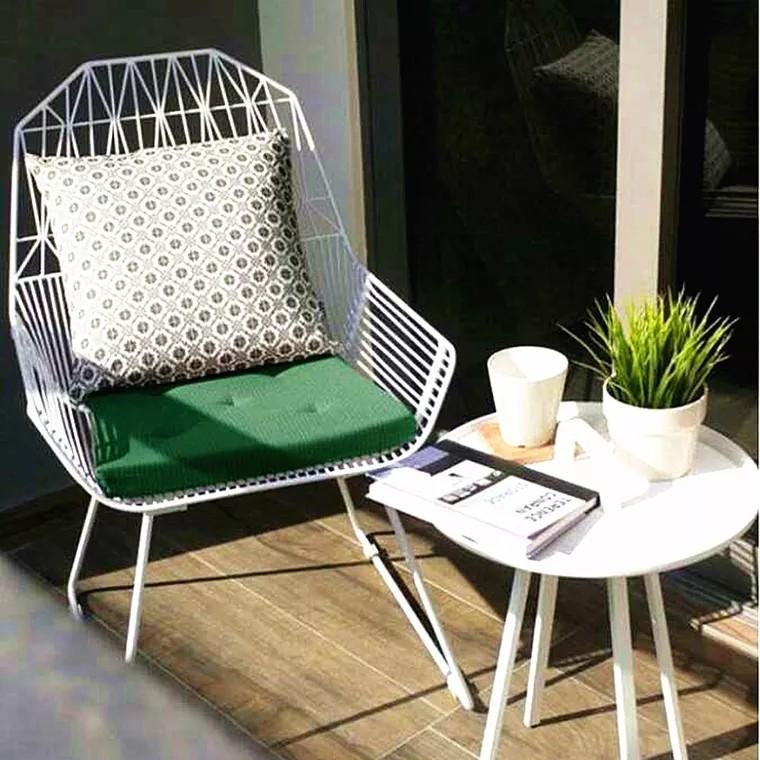 PARKER Modern Wireframe Outdoor Armchair