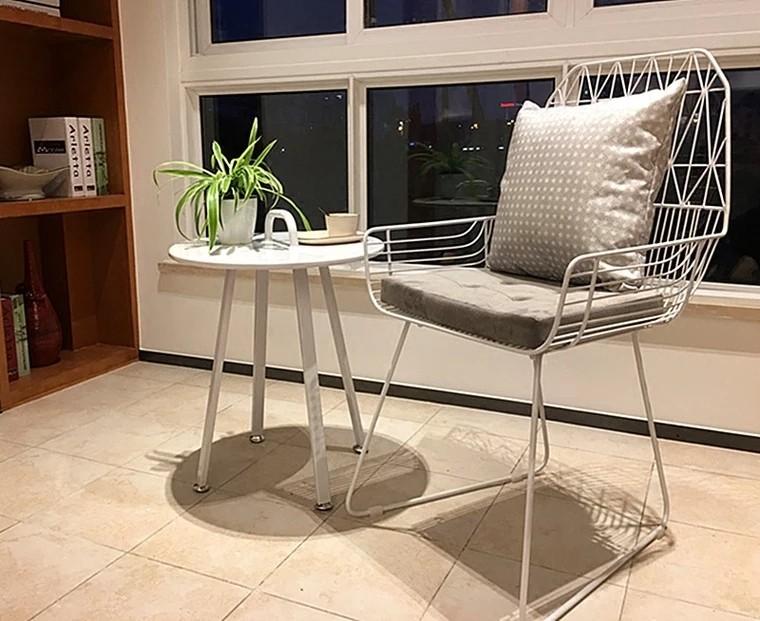 PARKER Modern Wireframe Outdoor Armchair