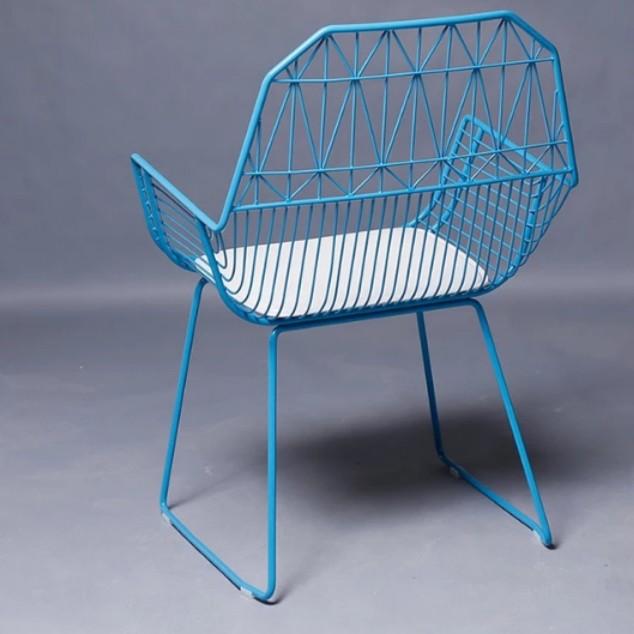 PARKER Modern Wireframe Outdoor Armchair