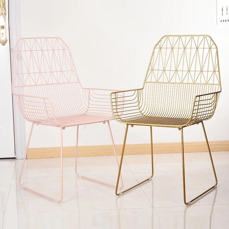 PARKER Modern Wireframe Outdoor Armchair