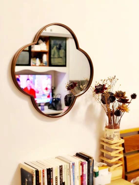 ADRIANA Four Leaf Clover Wall Mirror