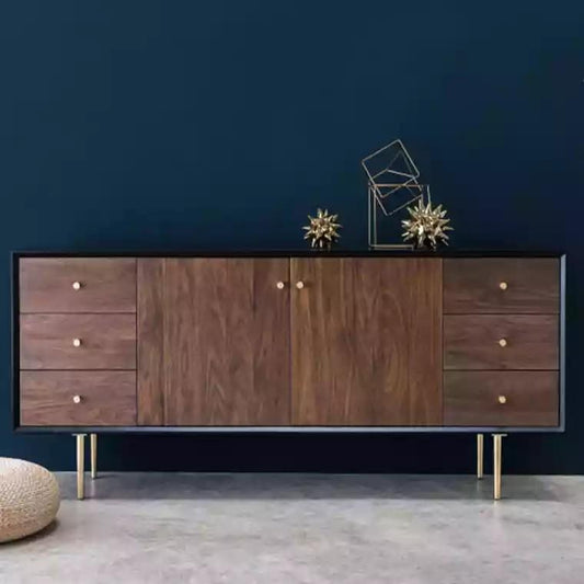 VALERIE Acacia Solid Wood Sideboard Cabinet