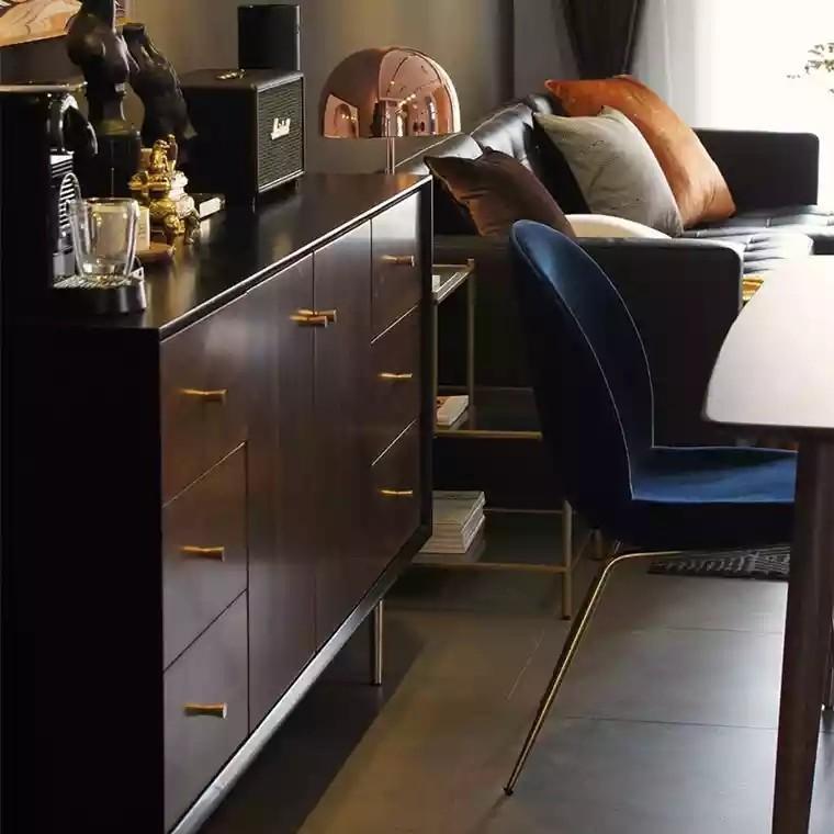 VALERIE Acacia Solid Wood Sideboard Cabinet