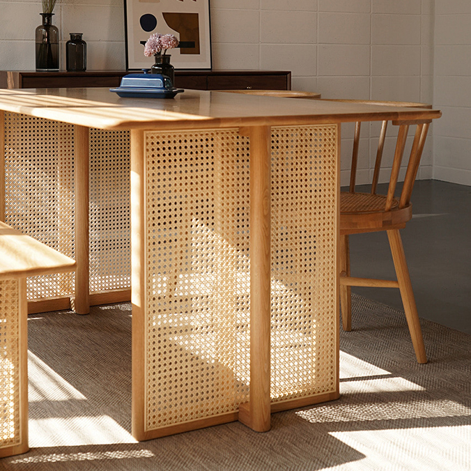 EILANNA Dining Table Solid Wood