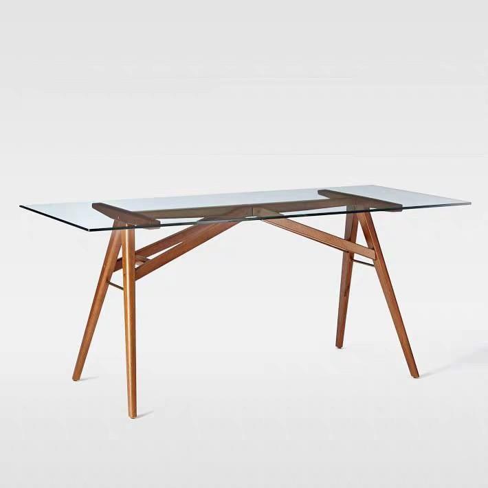 ELISE Mixed Element Solid Wood Dining Table