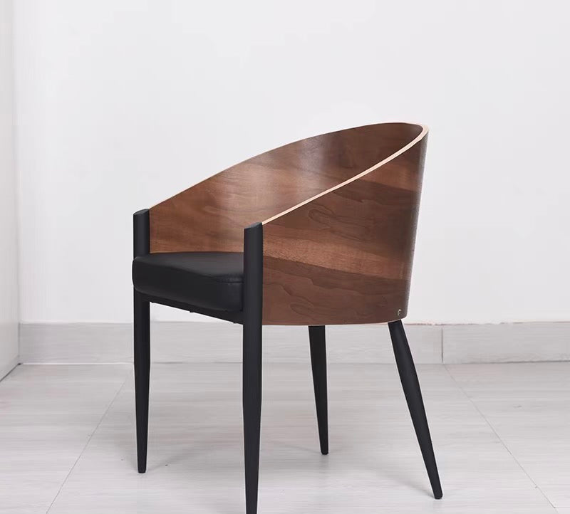 EMERSYN Postmodern Walnut Dining Chair