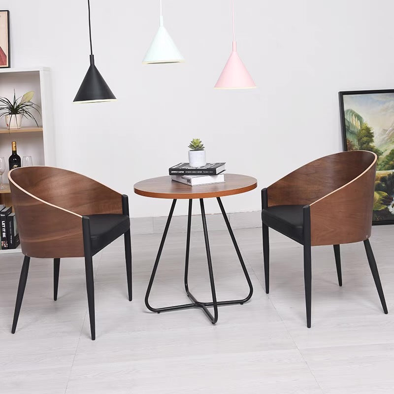 EMERSYN Postmodern Walnut Dining Chair