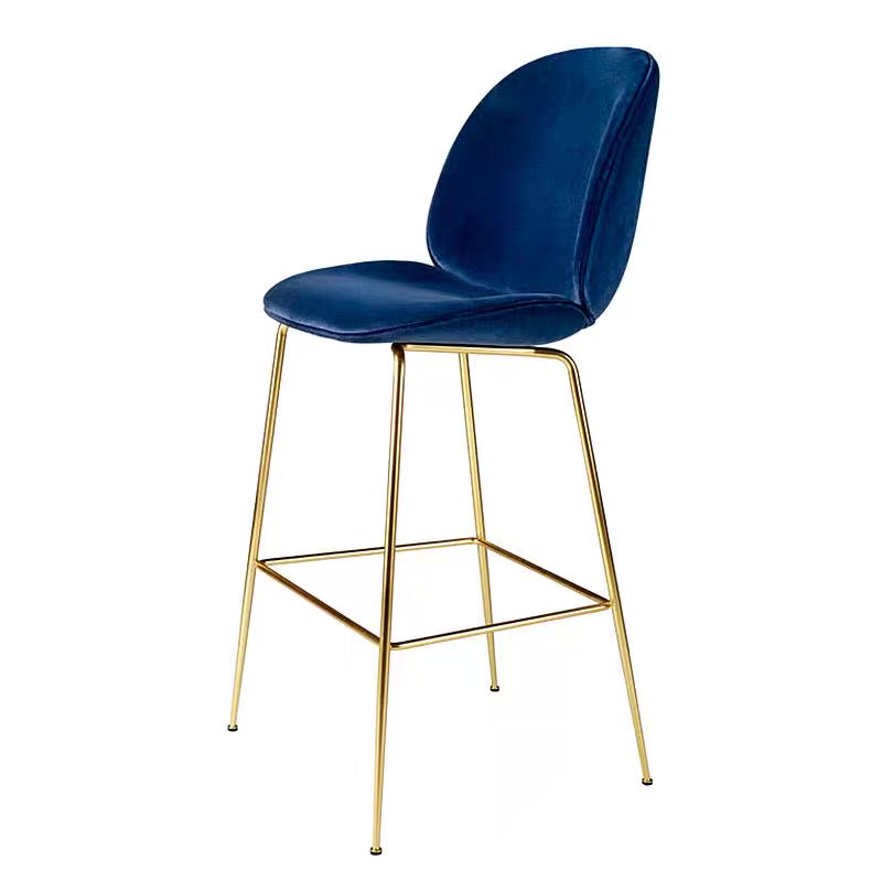MCKENZIE Velvet Beetle Tall Bar Stool
