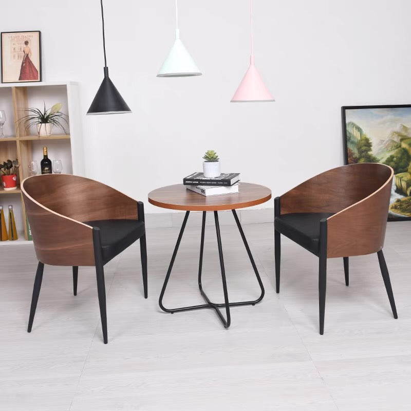 EMERSYN Postmodern Walnut Dining Chair