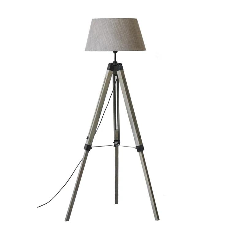 RYLEIH Rustic Retro Tripod Standing Lamp