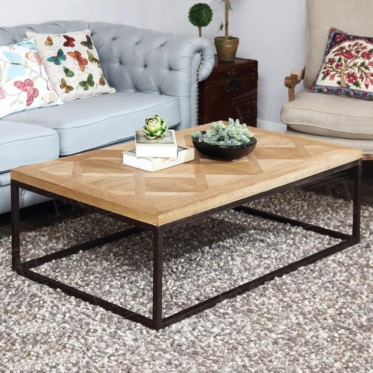 Angela Solid Wood Turgon Coffee Table Center Piece