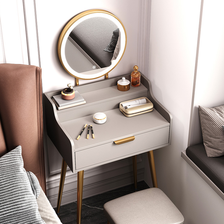 ARIYAH Makeup Vanity Set with Stool and Mirror Dressing Table
