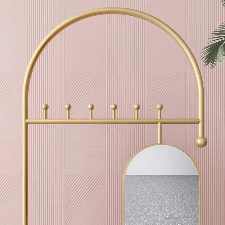 TAYLOR Standing Mirror Clothes Rack