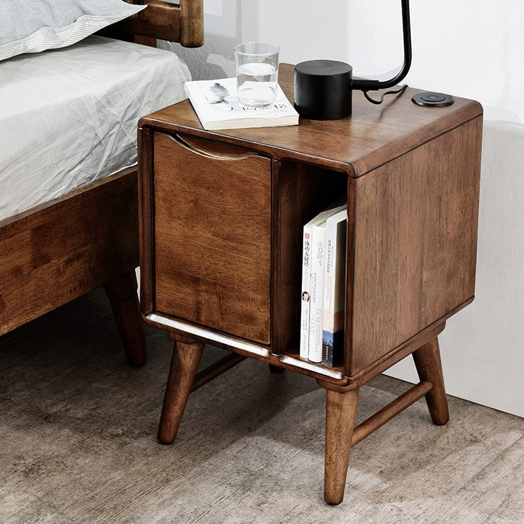 Camille Solid Wood Night Stand Bedside Table