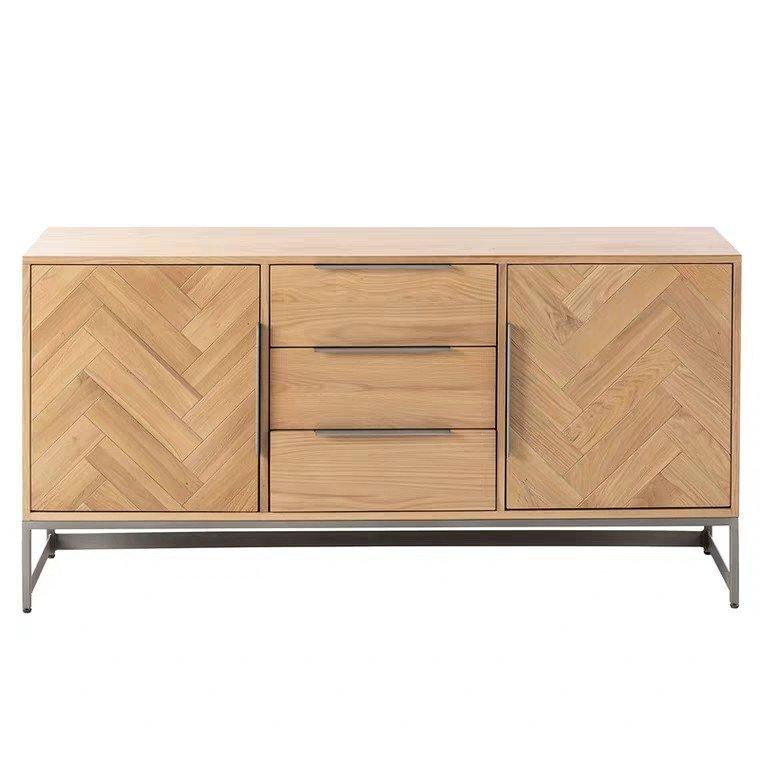 ANNA Rustic Herringbone Sideboard