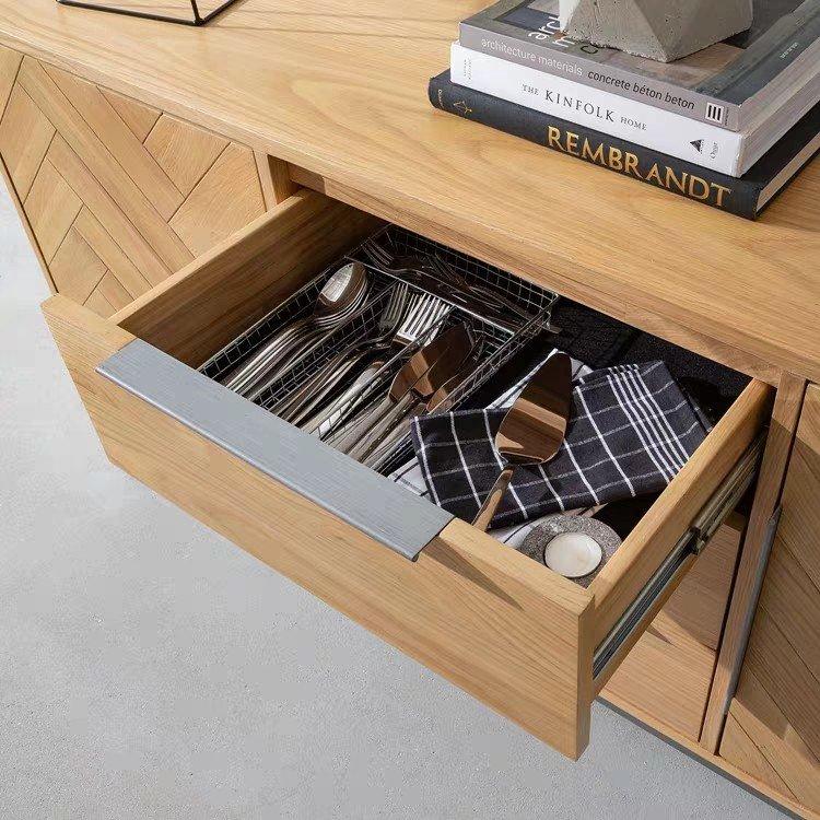 ANNA Rustic Herringbone Sideboard