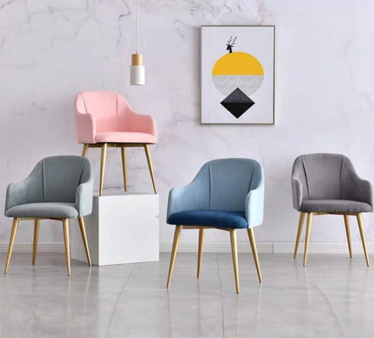 MAGNOLIA Duo Tone Fabric Dining Chair