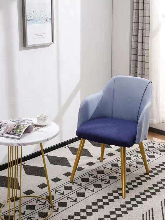 MAGNOLIA Duo Tone Fabric Dining Chair