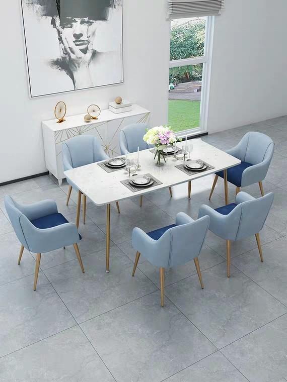 MAGNOLIA Duo Tone Fabric Dining Chair
