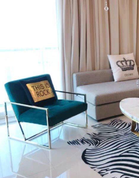 IVY Luxury Gold Accent Armchair