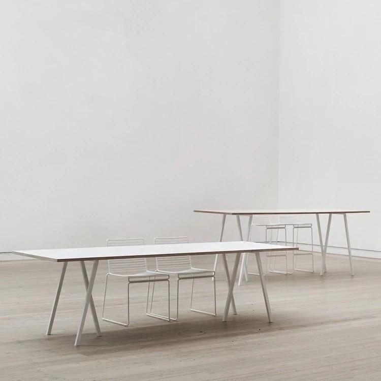 PAIGE Minimalist Ultra Slim Wooden Dining Table Writing Desk