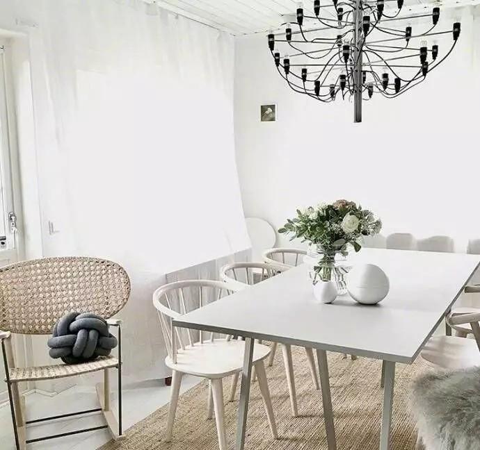 PAIGE Minimalist Ultra Slim Wooden Dining Table Writing Desk