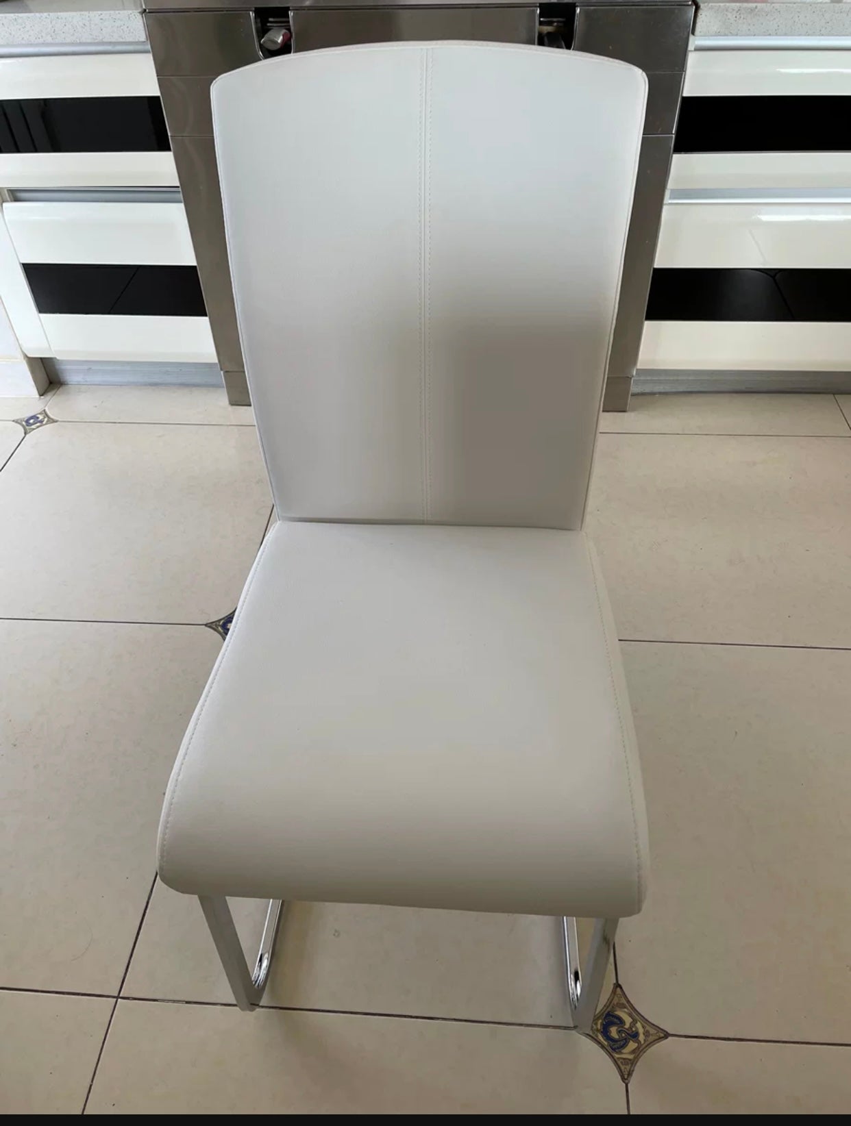 AMELIA Contemporary S Shape Dining Chair