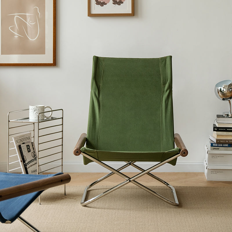 HAISLEY Canva Folding Lounger Chair