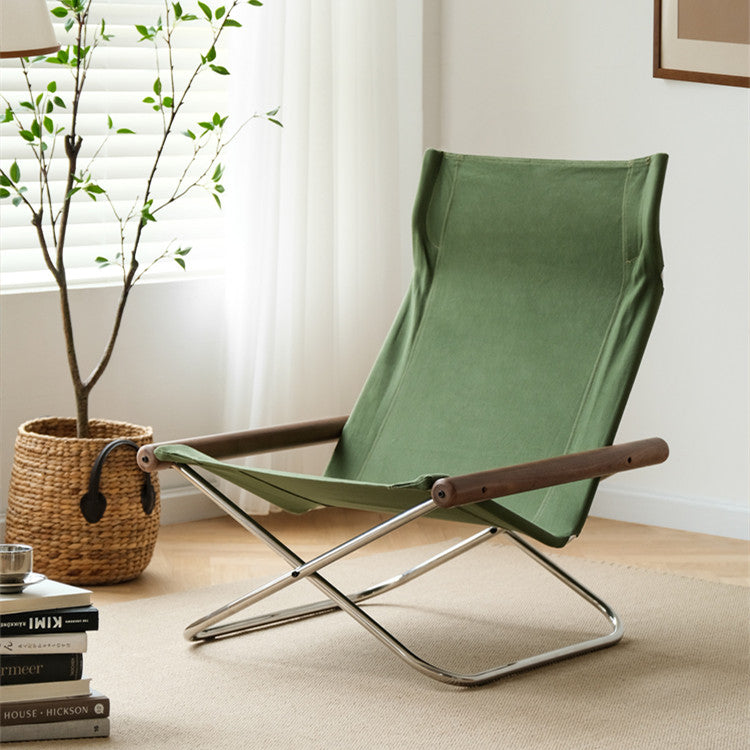 HAISLEY Canva Folding Lounger Chair