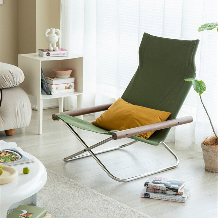 HAISLEY Canva Folding Lounger Chair