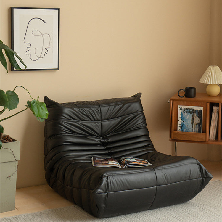 Frances Faux Leather Lounge Chair Sofa / Ottoman