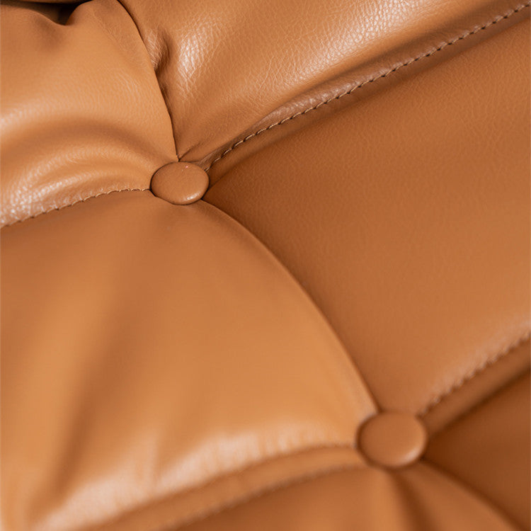Frances Faux Leather Lounge Chair Sofa / Ottoman