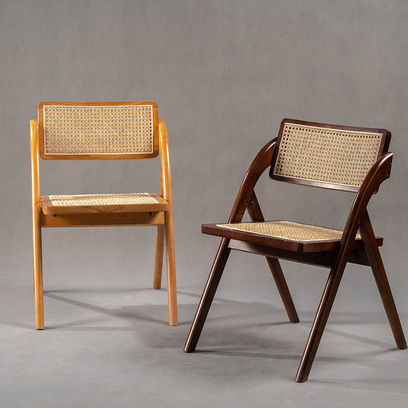 ESMERALDA Beech Foldable Chair (set of 2)