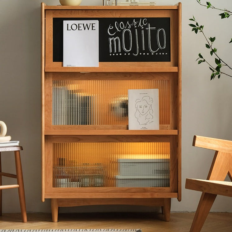 GWENDOLYN Wood Bookcase & Cabinet
