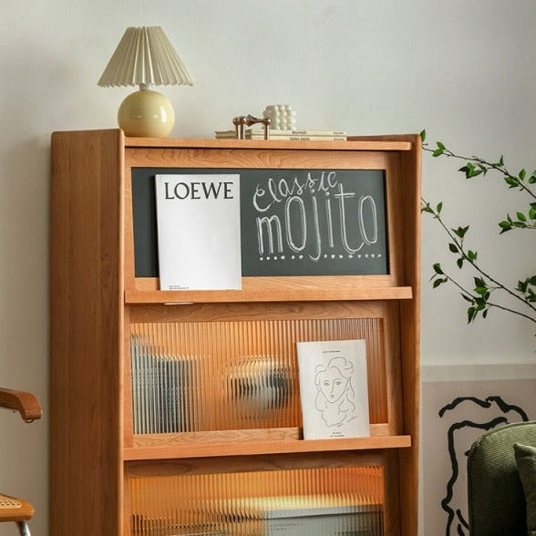 GWENDOLYN Wood Bookcase & Cabinet