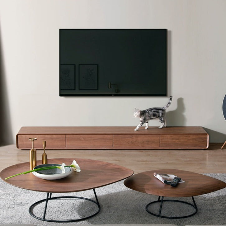 Tiffany Solid Wood TV Console Stand Entertainment Unit