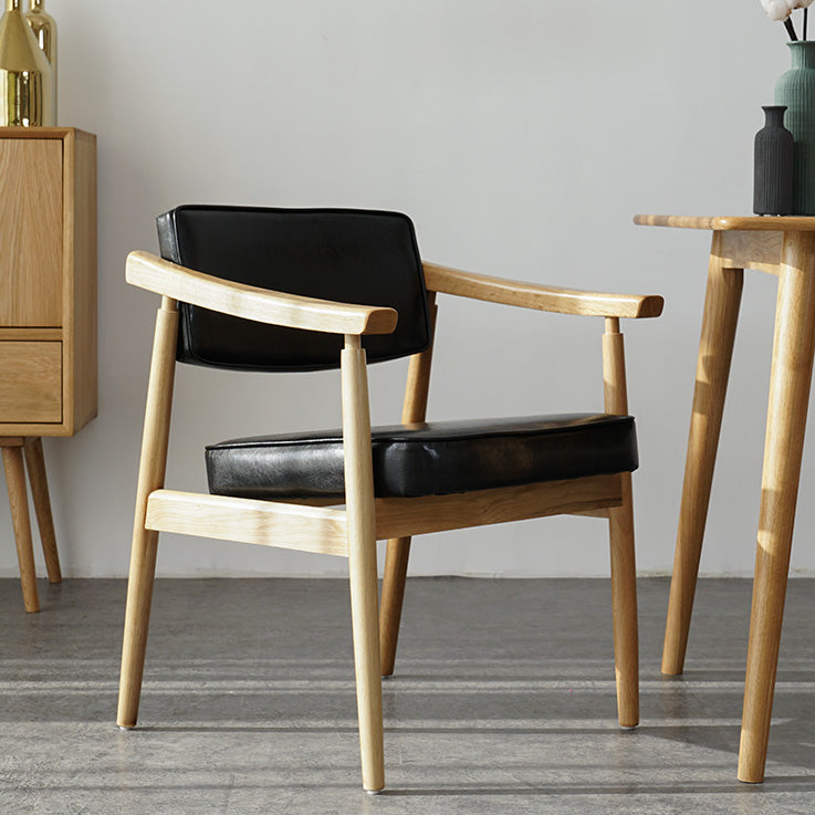 JESSICA Upholstered Solid Wood Armchair