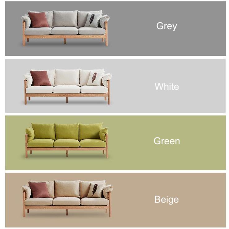 GWENDOLYN Solid Wood Frame Sofa