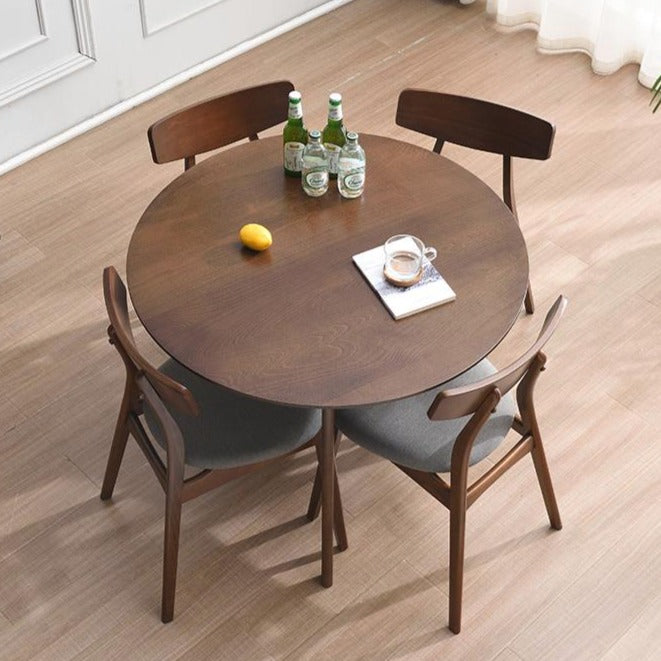 ESMERALDA Solid Wood Round Dining Table