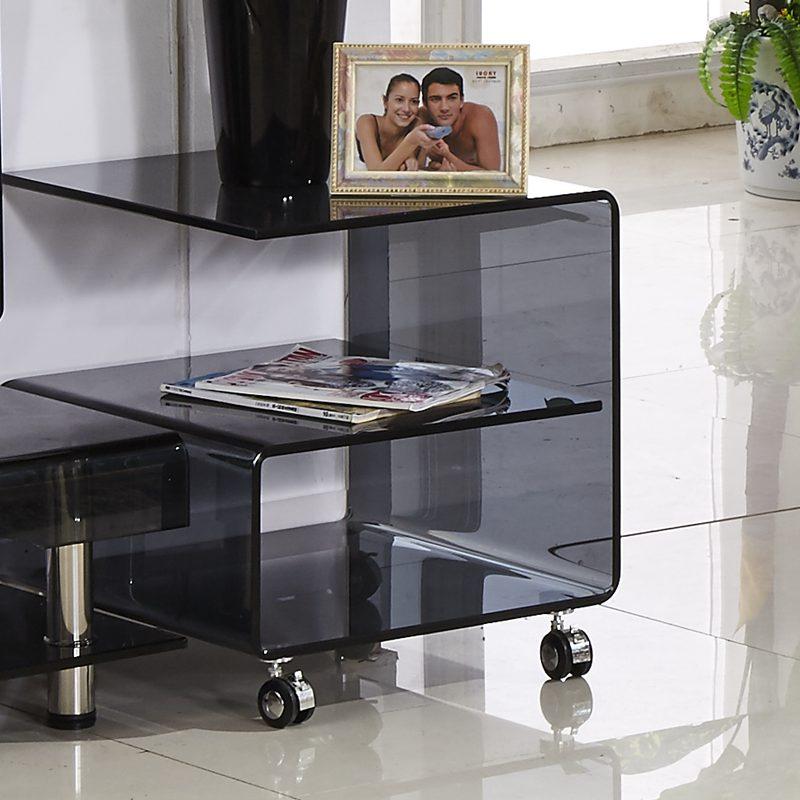 GUSTAV Contemporary Glass Side Table