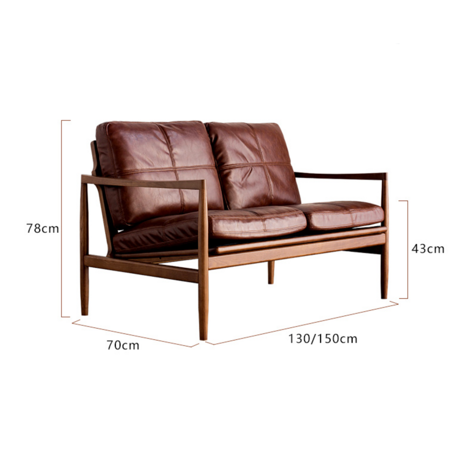 GABRIELA Leather Sofa