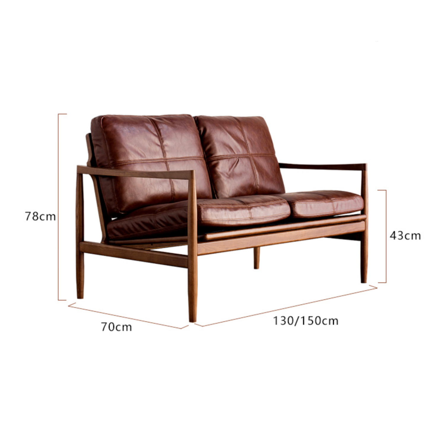 ELLE Leather Sofa