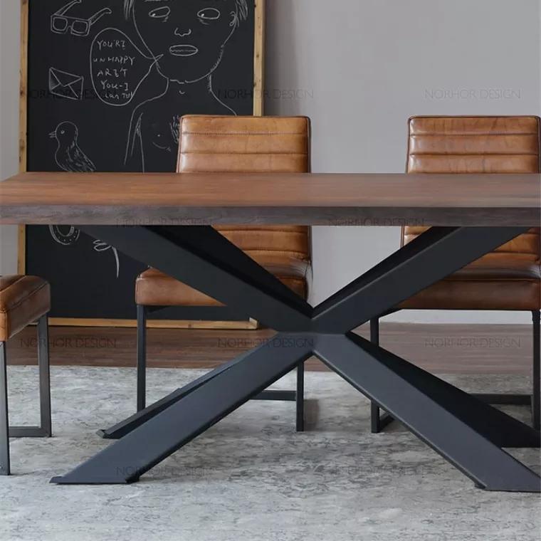 Warehouse Sale AUTUMN Rustic Industrial Wooden Dining / Conference Table