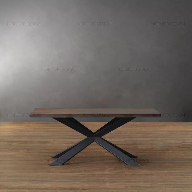 Warehouse Sale AUTUMN Rustic Industrial Wooden Dining / Conference Table