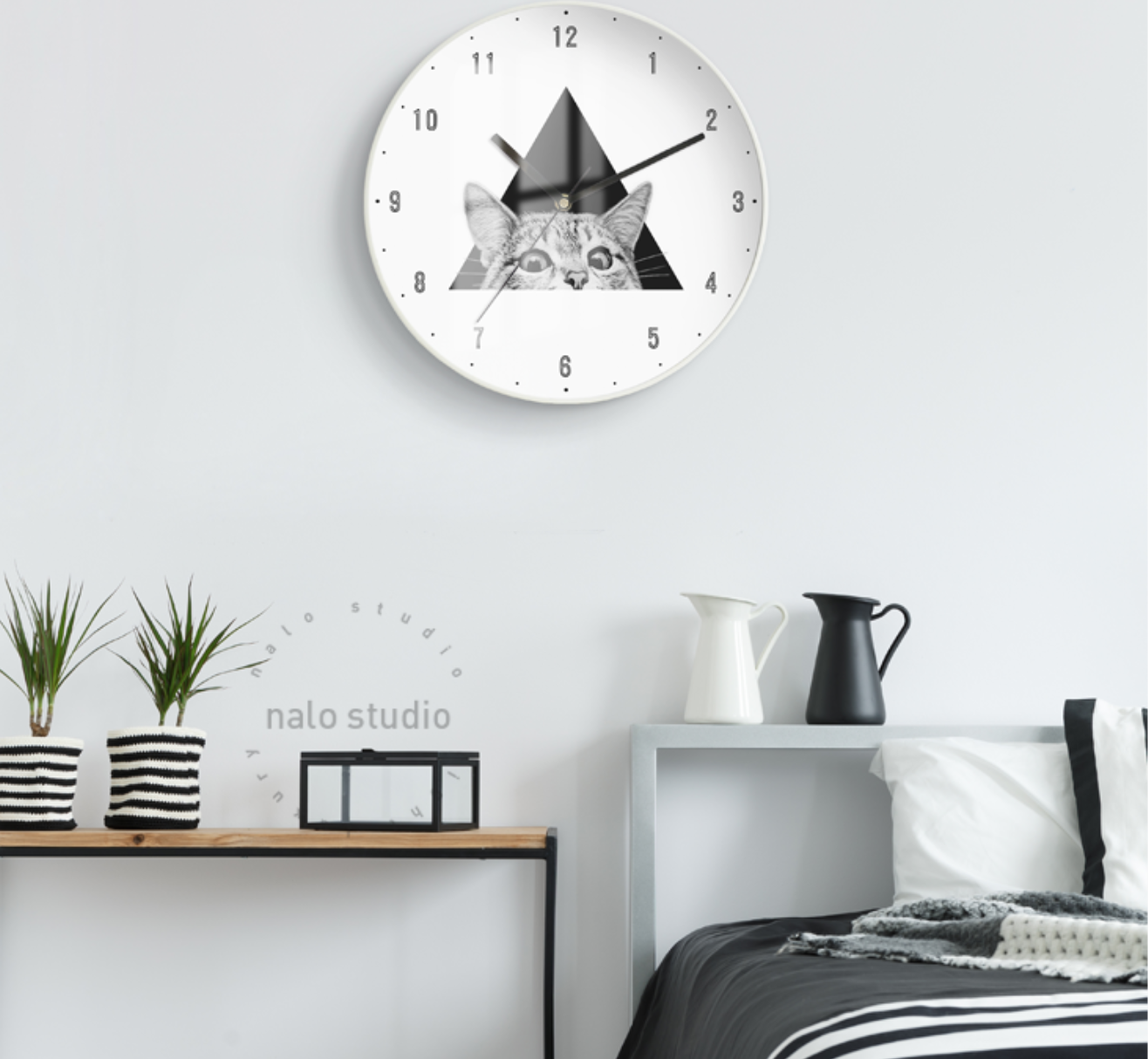 OLIVER Pop Art Wall Designer Clock