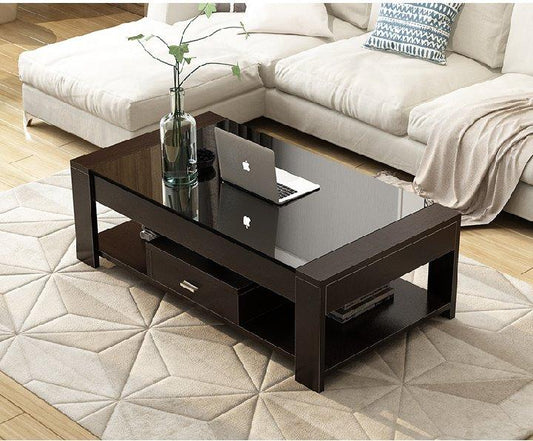 GRACE Modern Tempered Glass Coffee Table