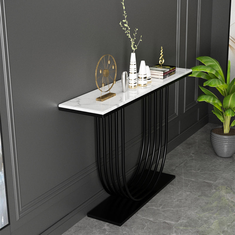 Noelle Marble Console Table Hallway