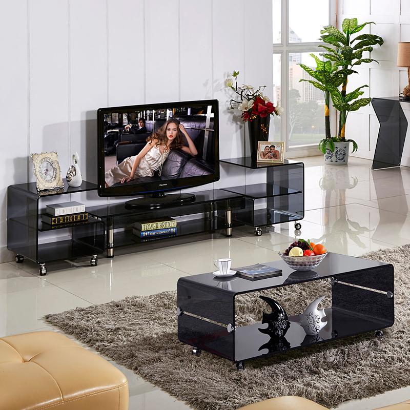 MIKEL Minimalist Designer Glass Coffee Table