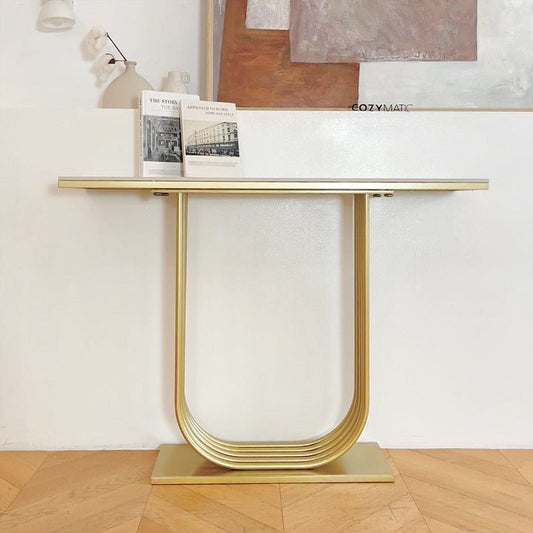 Noelle Marble Console Table Hallway