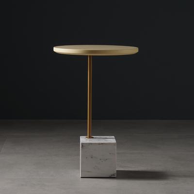 ALICE Minimalist Marble Cube Side Table